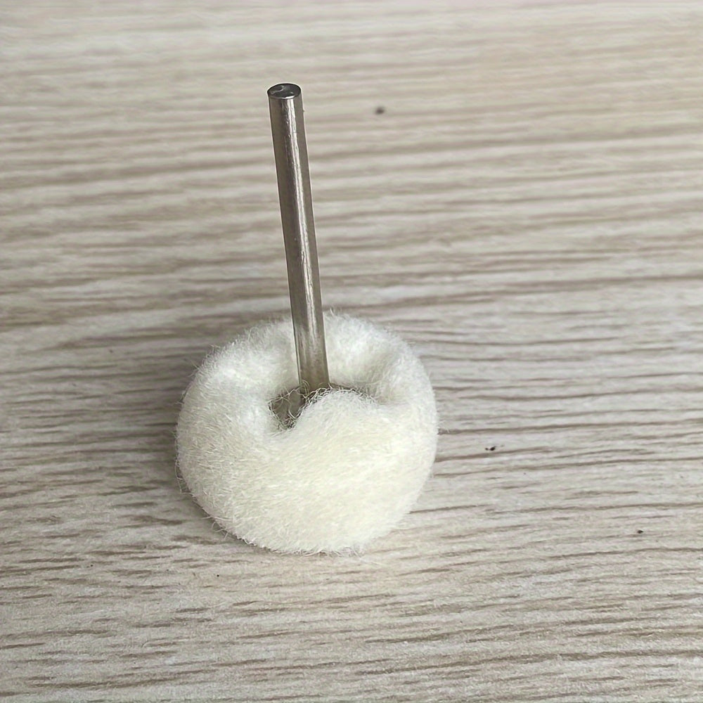 10pcs Soft Wool Felt Polishing Wheel Grinding Wheel 3mm Shank
