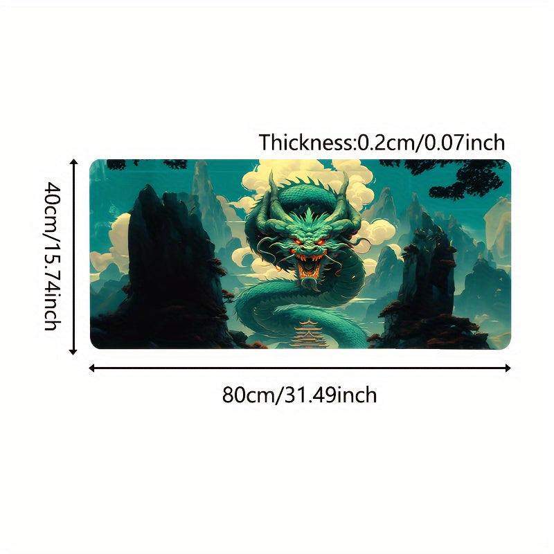 Dragon Mouse Pad for Gamers and Office Workers - Bold and Aggressive Design