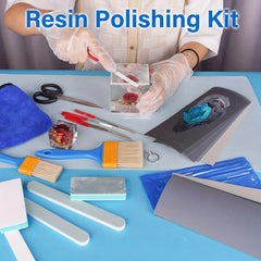 Resin Casting Polishing Kit Sandpaper File Polishing Tools Set