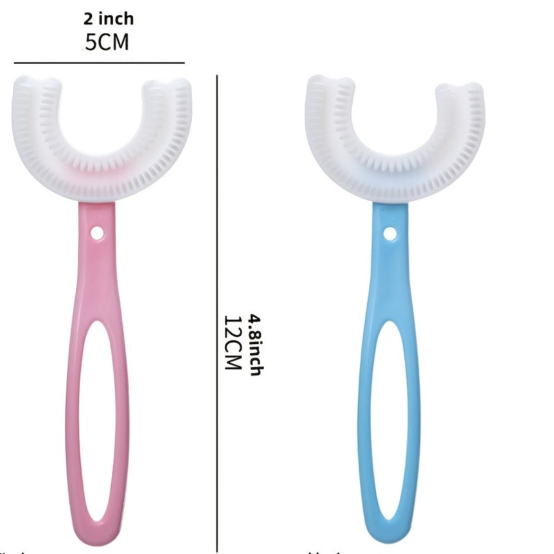 Soft Silicone Toothbrush for Cleaner Smiles - 2 Pack