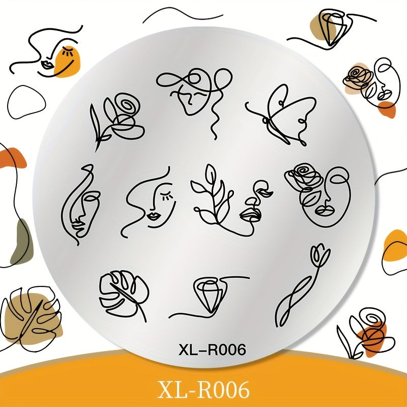 Nail Art Stamping Plate Set for Stunning Manicures