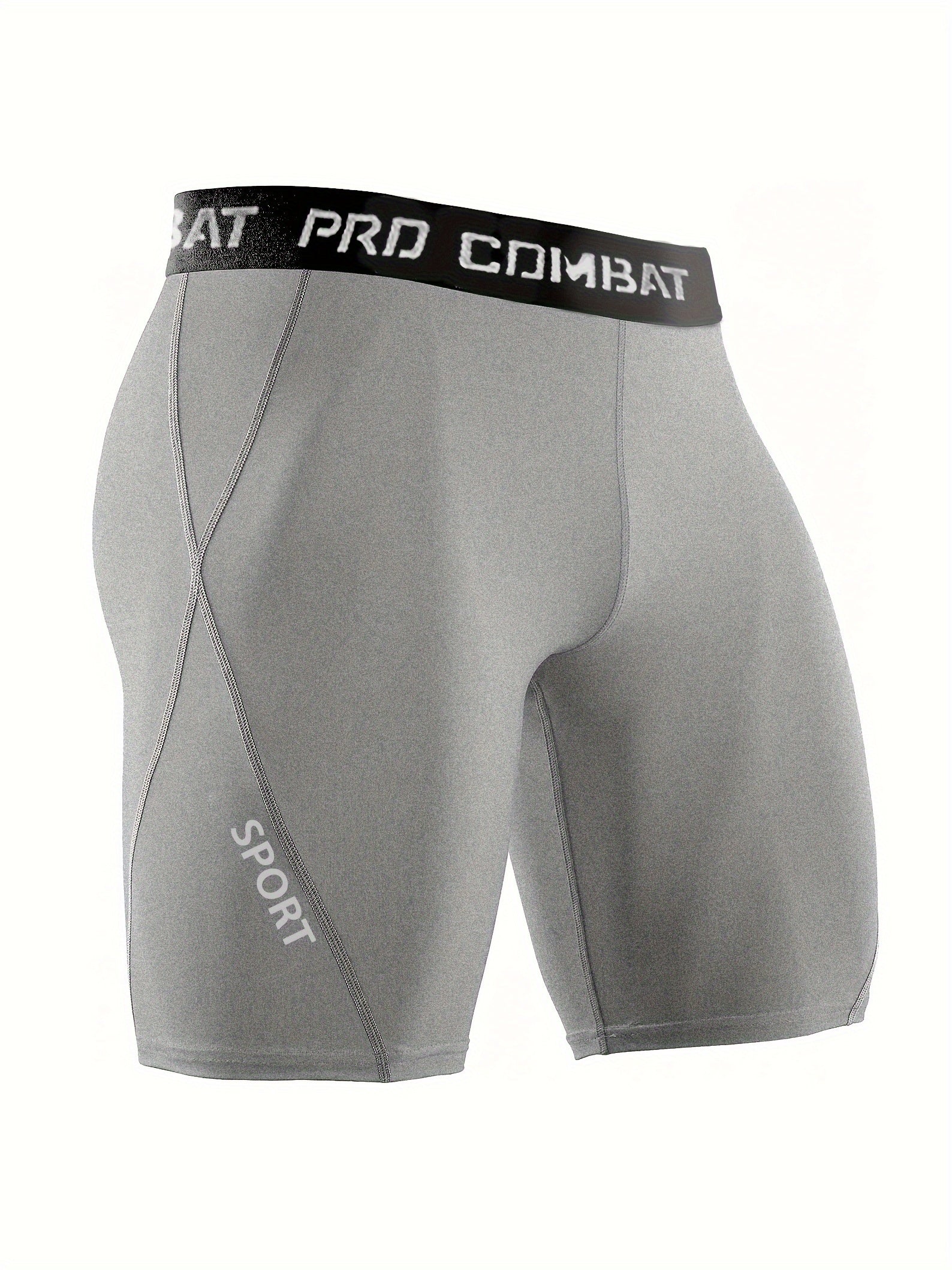 3 Pcs Men's Quick Drying Compression Sports Boxers Shorts