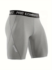3 Pcs Men's Quick Drying Compression Sports Boxers Shorts