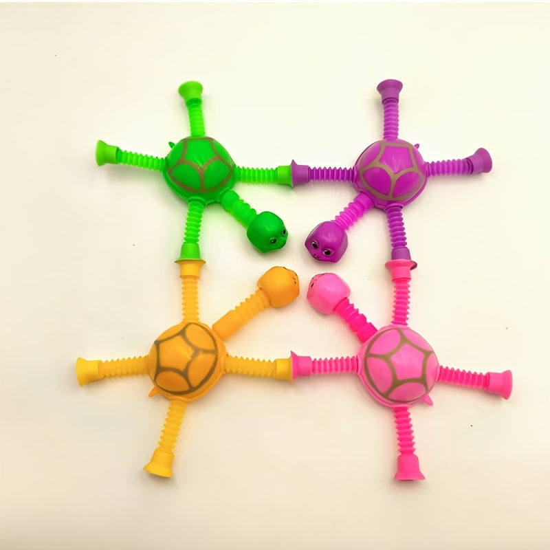 4pcs Novelty Toy Turtle Retractable Turtle Toy