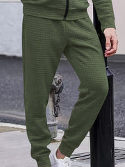 Men's Drawstring Solid Sweatpants Pocket Casual Comfy Jogger Pants