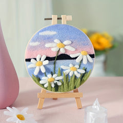 DIY Landscape Frame Painting Wool Felt Material Set