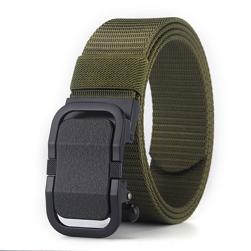Men's Toothless Canvas Belt Automatic Buckle Sports Leisure