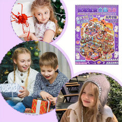 House Scene Sticker Book Extra Large Size Capybara & Rabbit Bakery Themes
