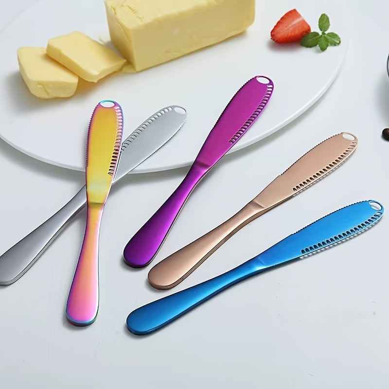 Stainless Steel Butter Set for Cheese Bread Jam Baking Scraper Kitchen Tools