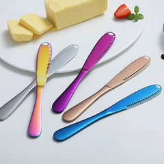 Stainless Steel Butter Set for Cheese Bread Jam Baking Scraper Kitchen Tools