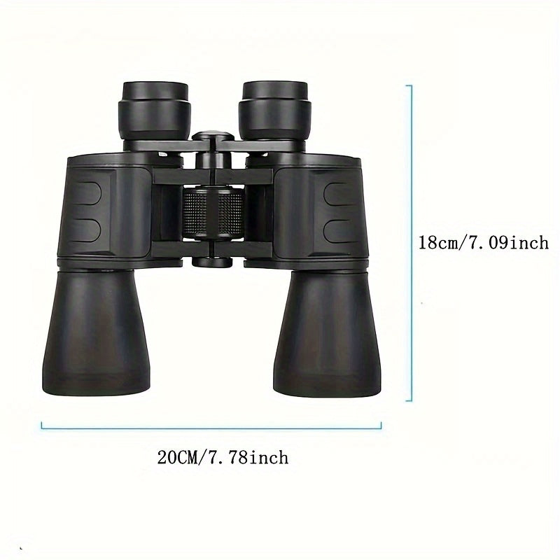 10x50 HD Binoculars with Green Illuminated Reticle & Case