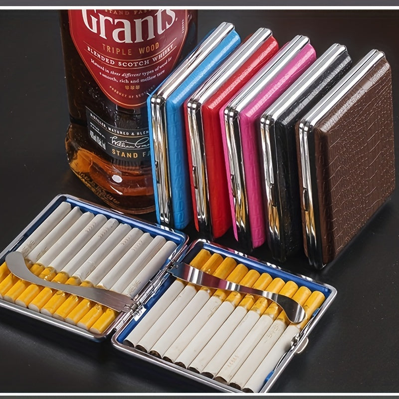 Men's Cigarette Case Holder Box Portable Storage Box
