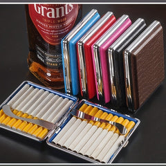 Men's Cigarette Case Holder Box Portable Storage Box