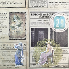 10pcs Vintage Newspaper Scrapbook Papers DIY Crafts