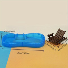 Mini Playhouse Swimming Pool Set Toy