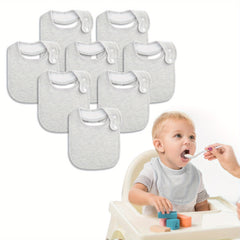 8 Pack Baby Bandana Drool Bibs for Boys & Girls Newborn 24 Months