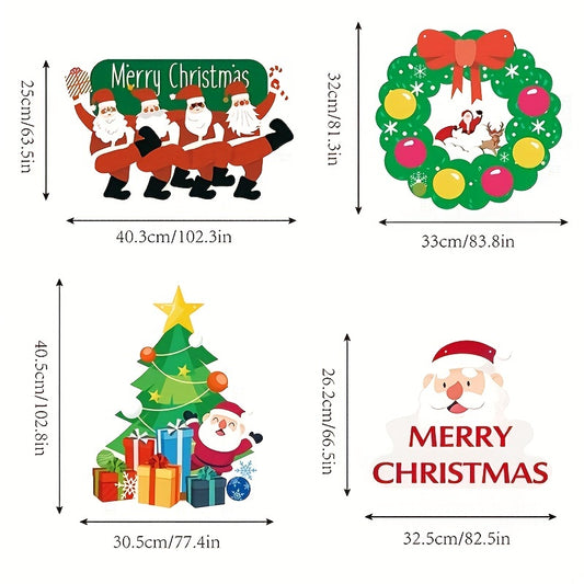 Christmas Front Door Decoration Hanging Decorations Wall Decor Holiday