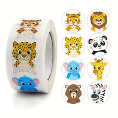 500 Grassland Livestock Animal Stickers Roll - Classroom Party Decor