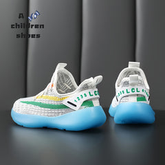 Boys Lightweight Woven Sneakers for Spring & Autumn