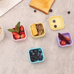 1pc Sealed Silicone Lunch Box for Office Workers, Microwaveable Bento Box