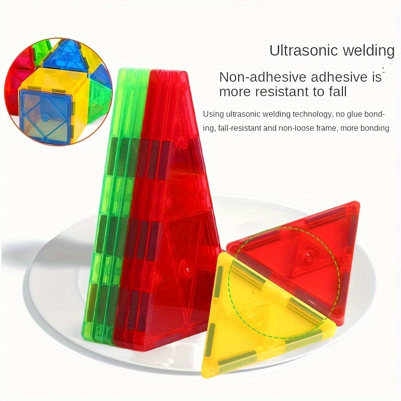 Magnetic 3D Building Blocks Set for Boys & Girls
