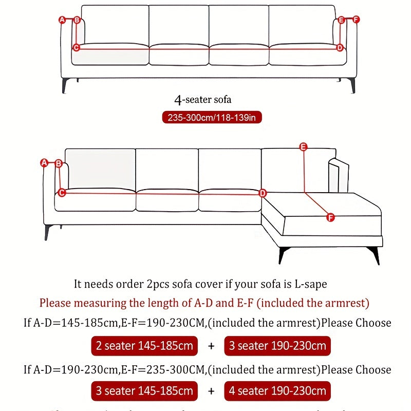 Christmas Sofa Slipcover Non-slip Furniture Protector