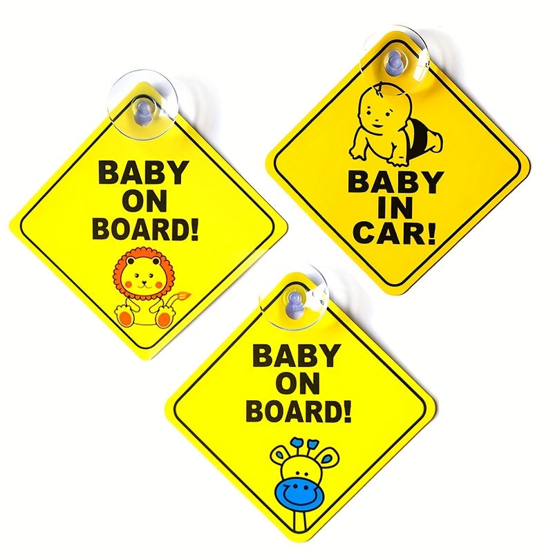 Baby On Board Car Sticker - Safety First!