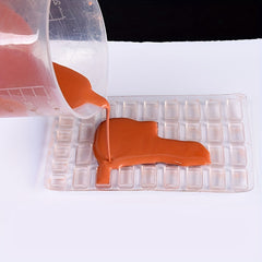 1pc Mini Brick Mold Cement Model Brick Red Pink Small Brick House Building