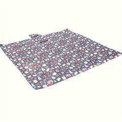 Large Christmas Style Picnic Blanket Waterproof Foldable Mat