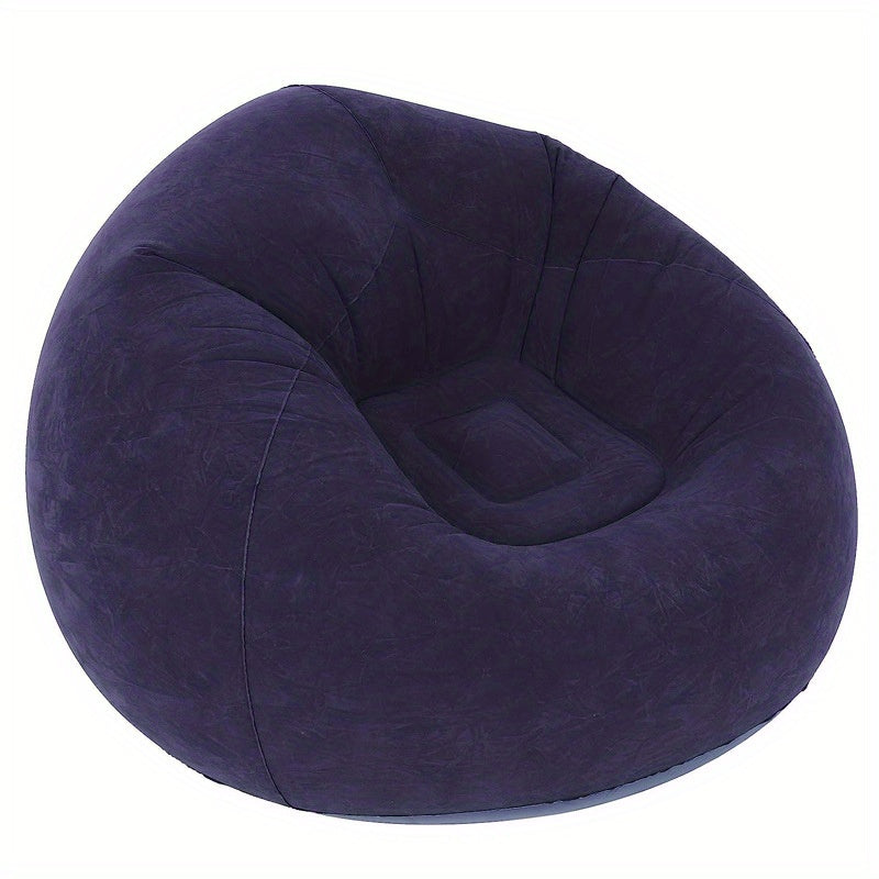 Inflatable Sofa Single Lazy Sofa Chair Foldable Leisure Sofa For Dorm Room