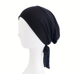 Lace Up Head Scarf Turban Cap for Women
