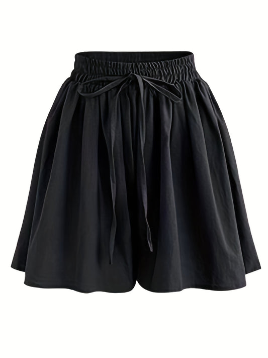  Basic Drawstring Shorts Women's Casual Stretch Shorts