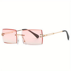 Rimless Sunglasses Gradient Glasses UV400