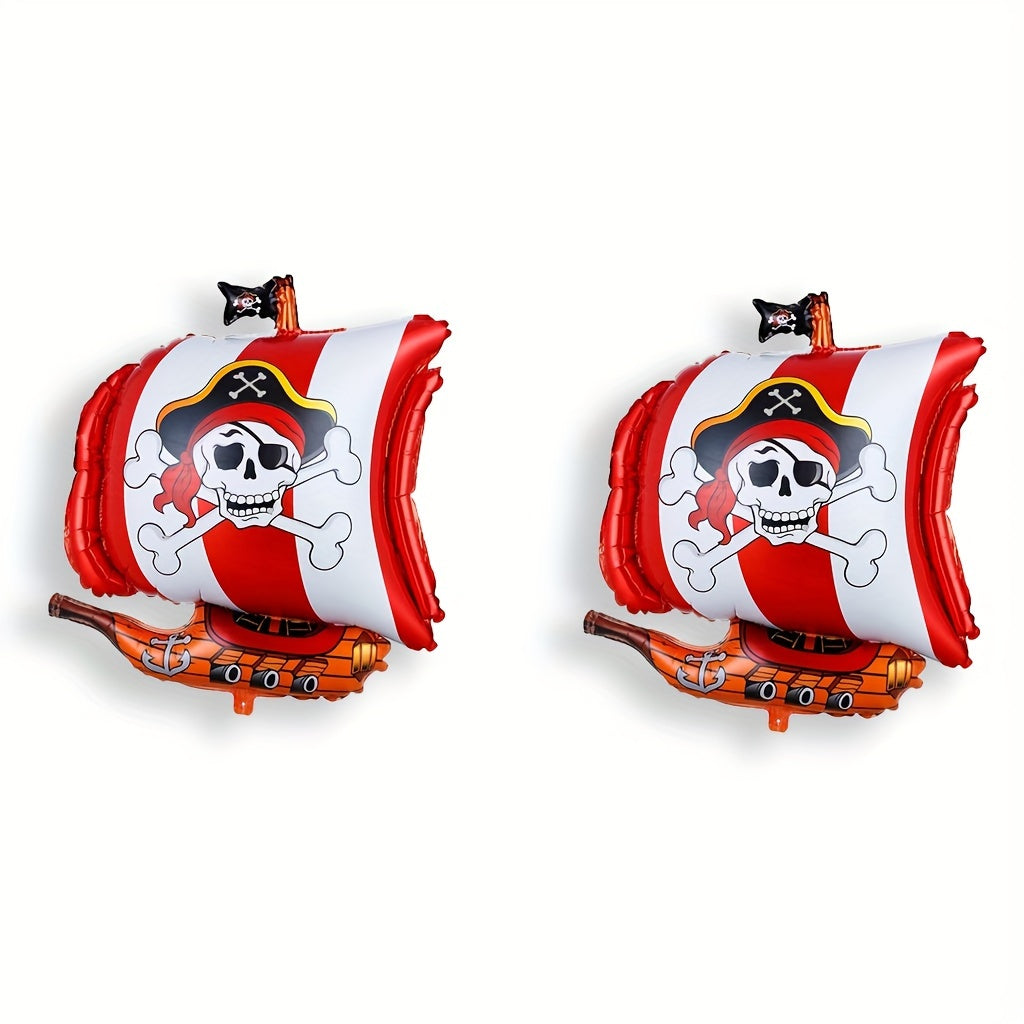 Pirate Balloons Holiday Decorations 3pcs Scene Decoration Balloons