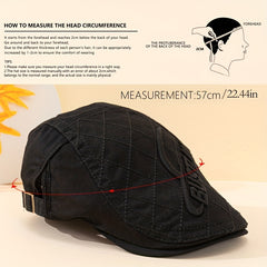Breathable Summer Adjustable Beret Cap Newsboy Cap For Men Women