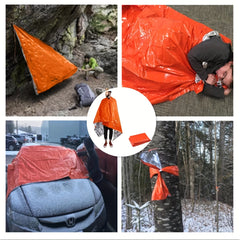 Waterproof Windproof Thermal Emergency Blanket for Outdoor Camping Hiking