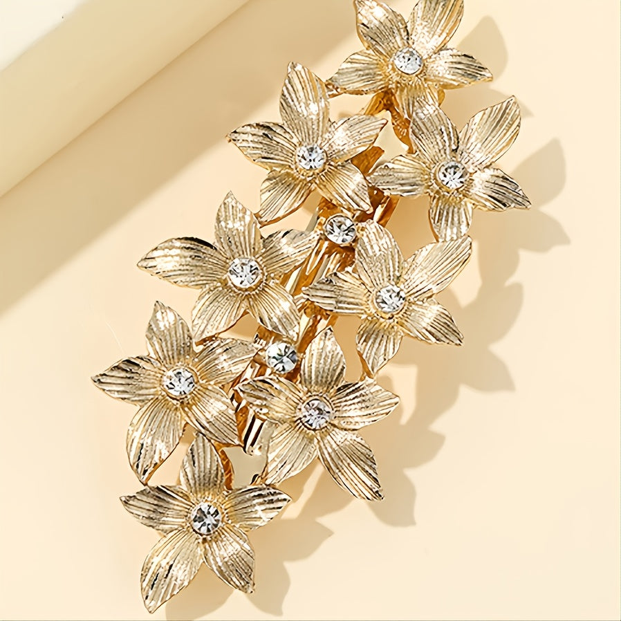 Vintage Crystal Bridal Comb Hair Accessories - Divine Style