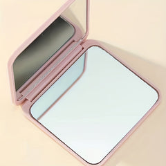 Compact Folding Makeup Mirror Small Square Travel Portable Cosmetic Mirror