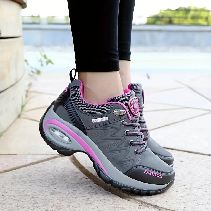 Women's Outdoor Non Slip Hiking Shoes Air Cushion Sole Footwear