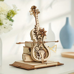 3D Wooden Cello Model Kit: Perfect Gift For Adults