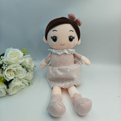 Adorable Angel Girl Plush Toy Doll Soft Pink & Mixed Colors