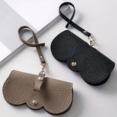 Litchi Embossed Glasses Cover Sunglasses Storage Bag