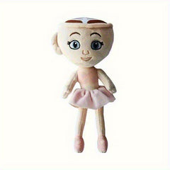 Coffee Princess Plush Toy Ballet Dancer Doll & Coffee Cup Soft Stuffed Animal
