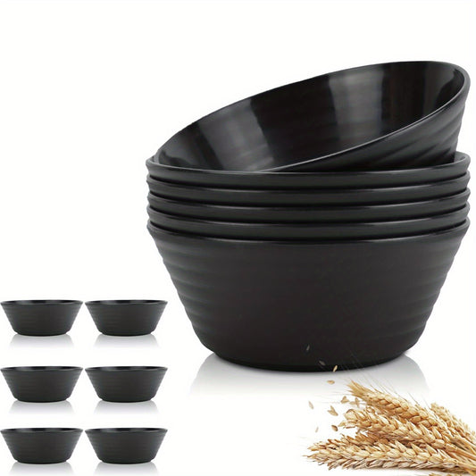 6 PCS Unbreakable Cereal Bowls 36 OZ 50OZ Soup Bowl Sets BPA Eco Friendly Bowl
