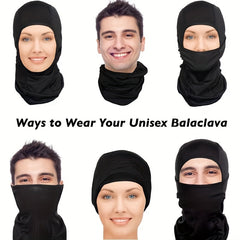 Winter Balaclava Fleece Hood Ski Mask Thermal Face Cover Hat Cap Scarf