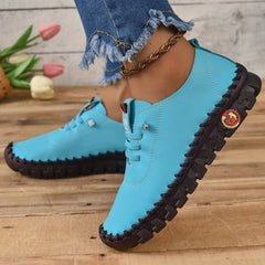 Women's Anti skid Sneakers Lace Up Outdoor Shoes Comfy Walking Shoes