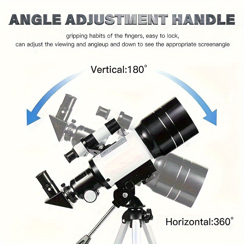 High Power Refractor Telescope 150X HD Outdoor Observation