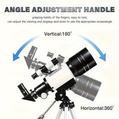 High Power Refractor Telescope 150X HD Outdoor Observation
