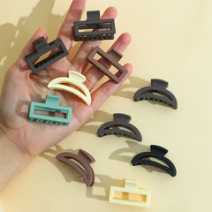 10pcs Solid Hair Claw Ponytail Holder Hair Accessories