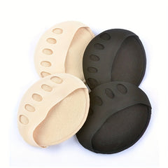 Women's 5-Finger Half Cut Socks Sponge Cushion Invisible Socks